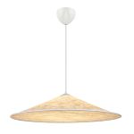 DFTP by Nordlux Hill 85 Pendelarmatuur Textiel en Metaal Wit | Geschikt voor 3x E27