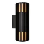 Nordlux Aludra Wandlamp Seaside Zwart Up & Down | Geschikt voor 2x E27