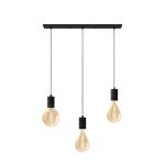 Calex XXL Goud Filament Complete Set - Including 3 XXL Lamps + Cordset Rechthoekig basis