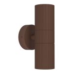 Eglo Wandlamp Tomelloso Buitenverlichting Aluminium Roestig | Geschikt voor 2x GU10